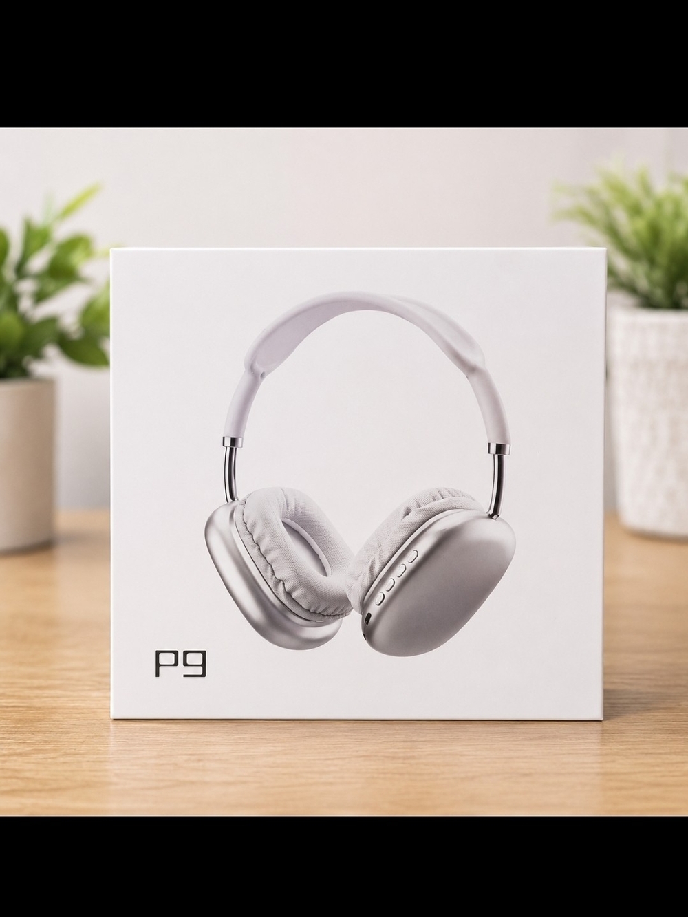 P9 Wireless Bluetooth Headphones New in Box Over-Ear Silver